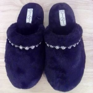 Jessica Simpson Black Slippers